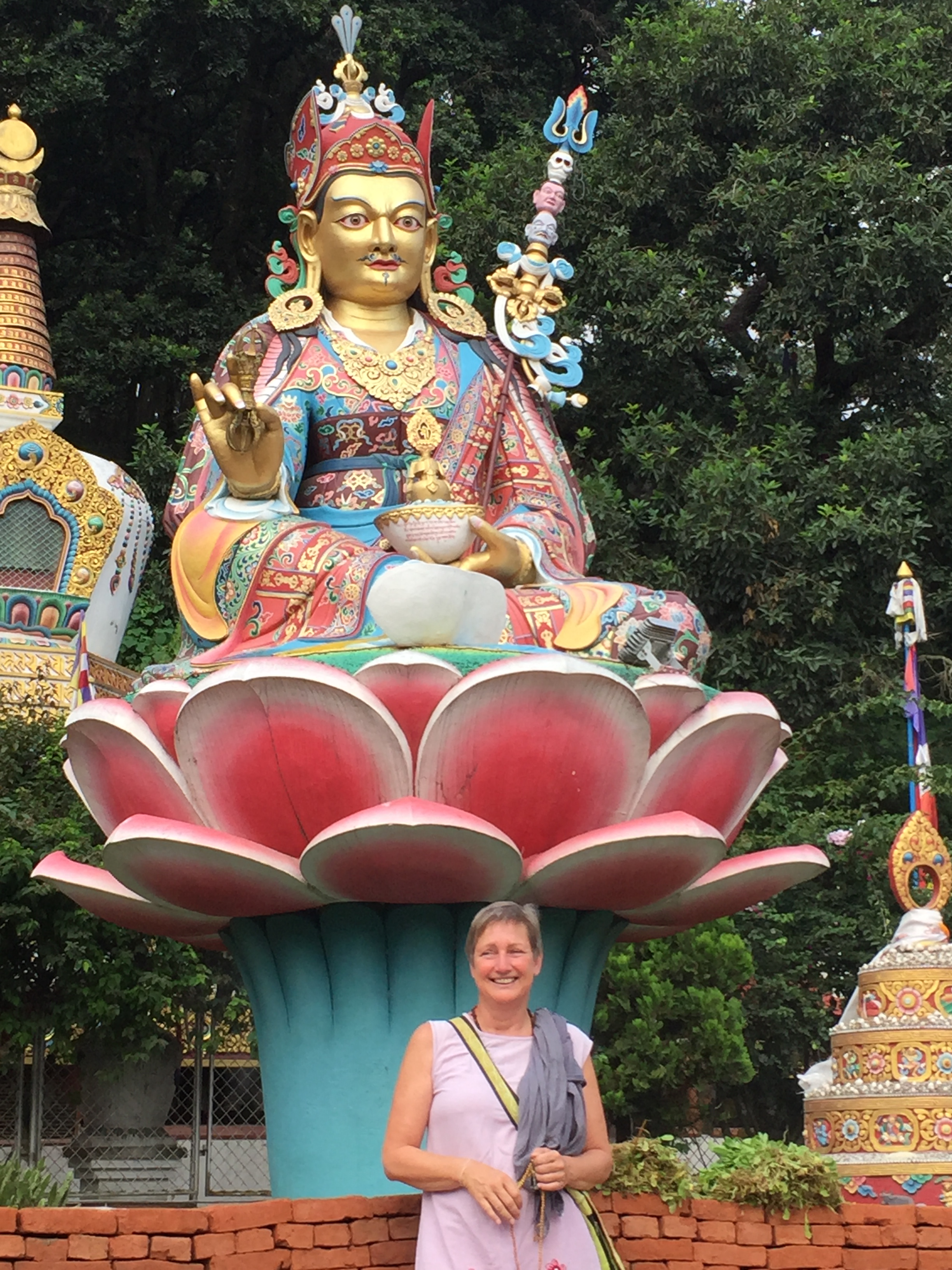 Mit Guru Rinpoche in Kathmandu 2016